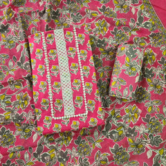 Modern Super Cotton Printed Unstiched Dress Material With Cotton Dupatta