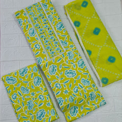 Modern Super Cotton Printed Unstiched Dress Material With Cotton Dupatta