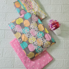 Modern Super Cotton Printed Unstiched Dress Material With Cotton Dupatta