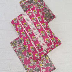 Modern Super Cotton Printed Unstiched Dress Material With Cotton Dupatta