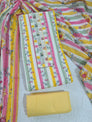 Modern Super Cotton Printed Unstiched Dress Material With Cotton Dupatta