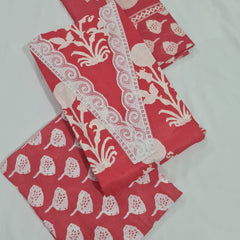 Modern Super Cotton Printed Unstiched Dress Material With Cotton Dupatta