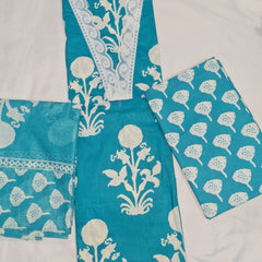 Modern Super Cotton Printed Unstiched Dress Material With Cotton Dupatta