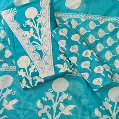 Modern Super Cotton Printed Unstiched Dress Material With Cotton Dupatta