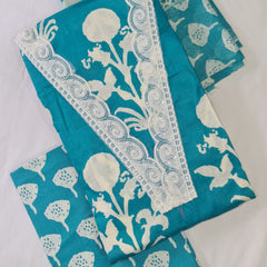 Modern Super Cotton Printed Unstiched Dress Material With Cotton Dupatta