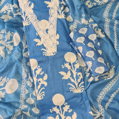 Modern Super Cotton Printed Unstiched Dress Material With Cotton Dupatta