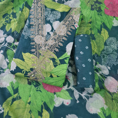 Modern Super Cotton Printed Unstiched Dress Material With Cotton Dupatta
