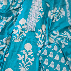 Modern Super Cotton Printed Unstiched Dress Material With Cotton Dupatta