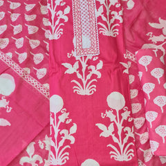Modern Super Cotton Printed Unstiched Dress Material With Cotton Dupatta