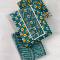 Modern Super Cotton Printed Unstiched Dress Material With Cotton Dupatta