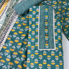 Modern Super Cotton Printed Unstiched Dress Material With Cotton Dupatta