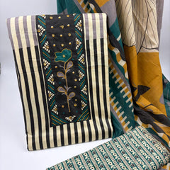 Modern Super Cotton Printed Unstiched Dress Material With Cotton Dupatta